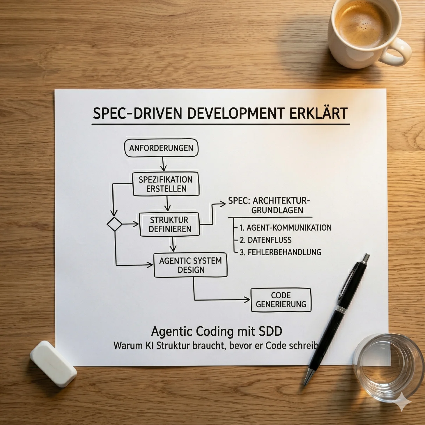 Agentic Coding mit Spec-Driven Development: Warum Ihr KI-Agent Struktur braucht, bevor er Code schreibt