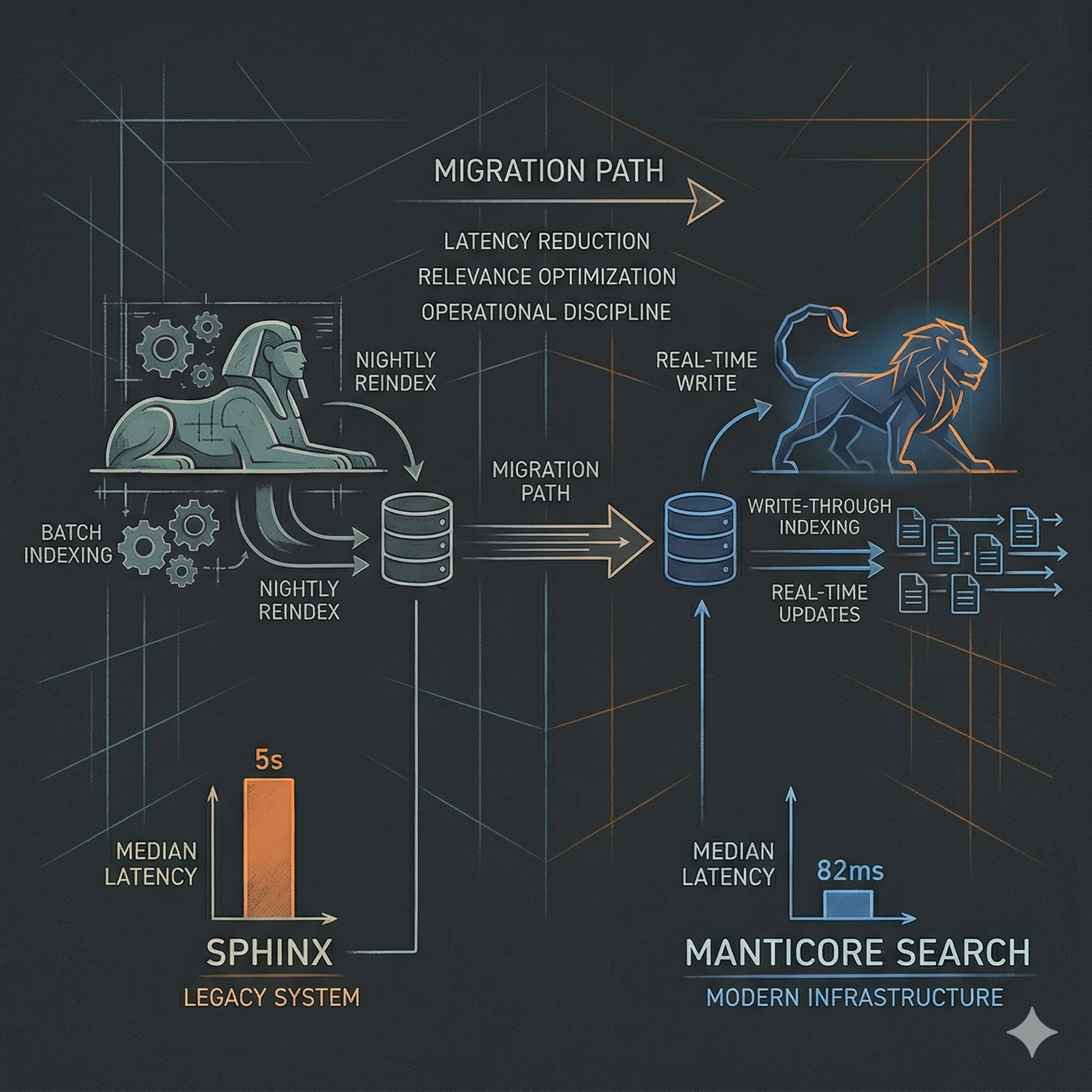 Von Sphinx zu Manticore Search – Artikelbild
