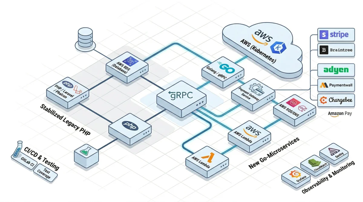 VPN SaaS Payment-Infrastruktur